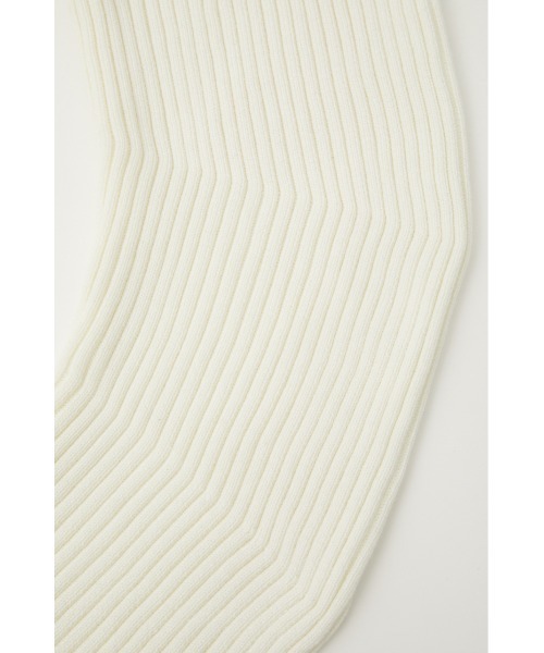 SLY（スライ）の「2WAY KNIT WARMER 2ウェイ ニットウォーマーアームカバー ルーズソックス（アームカバー・レディース・ブラック/アイボリー・FREE）」の7枚目の写真