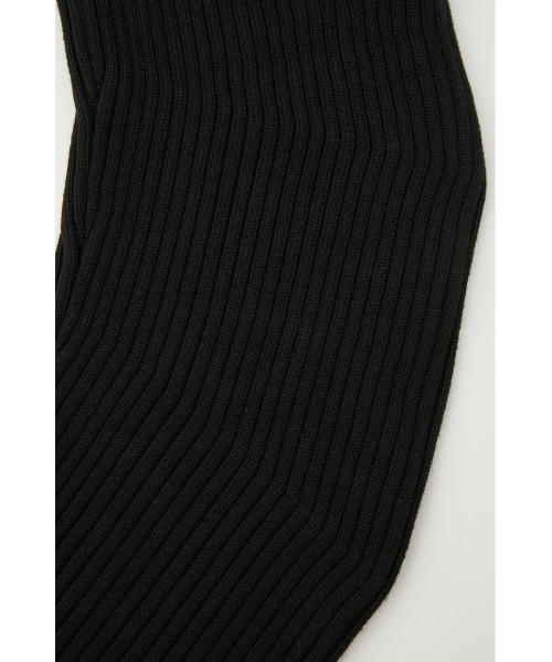 SLY（スライ）の「2WAY KNIT WARMER 2ウェイ ニットウォーマーアームカバー ルーズソックス（アームカバー・レディース・ブラック/アイボリー・FREE）」の14枚目の写真