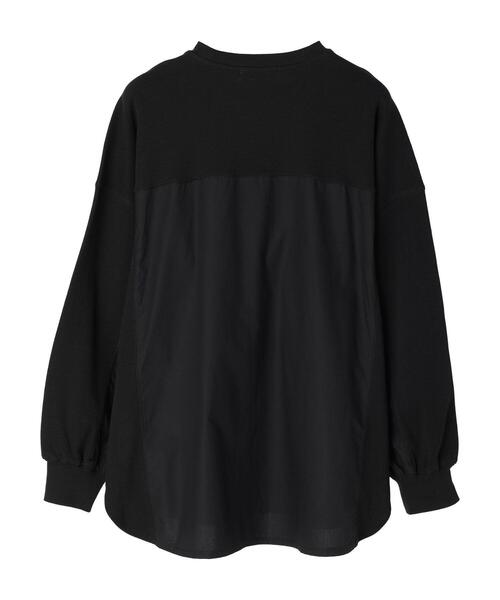 AMERICAN HOLIC(アメリカンホリック)の「切り替えワッフルチュニック(Tシャツ/カットソー・レディース・ブラウン/ブラック・M/L)」の22枚目の写真