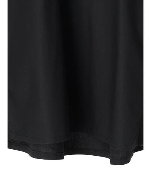 AMERICAN HOLIC(アメリカンホリック)の「切り替えワッフルチュニック(Tシャツ/カットソー・レディース・ブラウン/ブラック・M/L)」の19枚目の写真