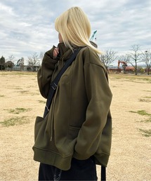 sedacle（セダクル）の「ハイネックジップパーカー（パーカー・メンズ）」