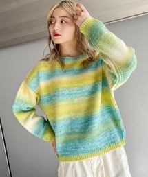 JOINT WORKS | GRADATION ニットプルオーバ(ニット/セーター)