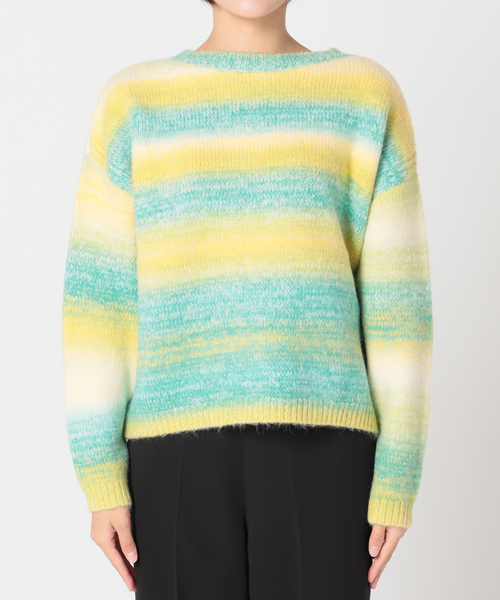 JOINT WORKS（ジョイントワークス）の「GRADATION ニットプルオーバ（ニット/セーター・レディース・オレンジ/グリーン・FREE）」の20枚目の写真