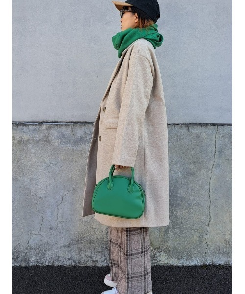 HONEYSUCKLE ROSE（ハニーサックルローズ）の「【HONEYSUCKLE ROSE】チェスターコート（チェスターコート・レディース・ライトベージュ/ブラック・L/M）」の7枚目の写真