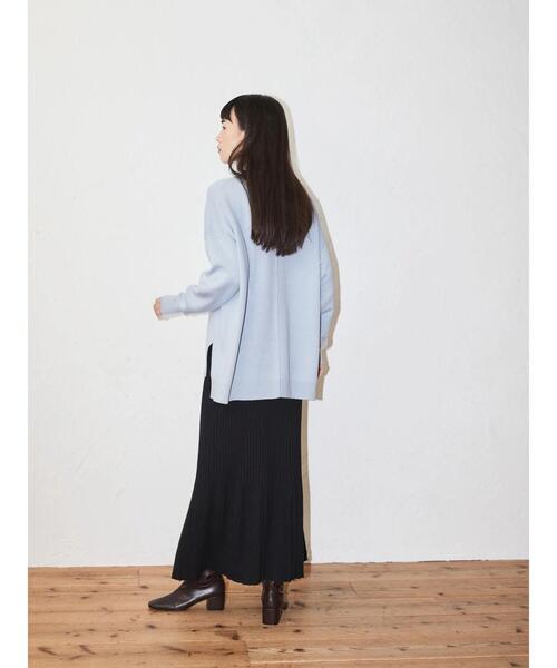 AMERICAN HOLIC(アメリカンホリック)の「ブラッシュヤーンタートルネックニットプルオーバー(ニット/セーター・レディース・ブラック/イエロー/アイボリー/サックスブルー/ラベンダー/ライトグレー系2・M/L)」の22枚目の写真