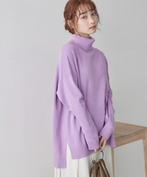 AMERICAN HOLIC | ブラッシュヤーンタートルネックニットプルオーバー(ニット/セーター)