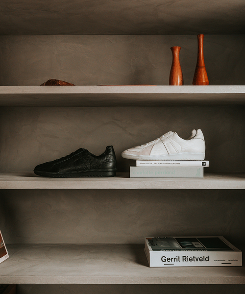 REPRODUCTION OF FOUND（リプロダクションオブファウンド）の「【REPRODUCTION OF FOUND】別注 ジャーマントレーナー（スニーカー・メンズ・ホワイト/ブラック・41/43/44/40/42）」の11枚目の写真