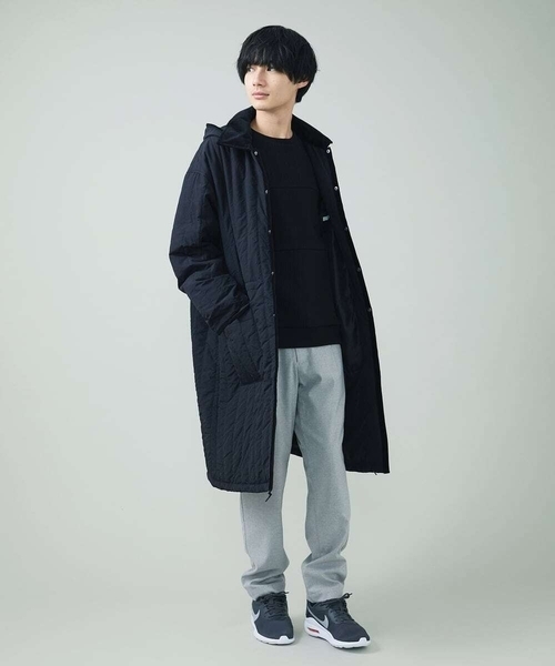 a.v.v（アーヴェヴェ）の「縦キルトワイドシルエットコート（その他アウター・メンズ・アイボリー/ブラック・46/48）」の16枚目の写真