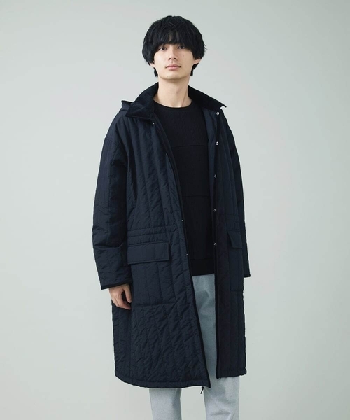 a.v.v（アーヴェヴェ）の「縦キルトワイドシルエットコート（その他アウター・メンズ・アイボリー/ブラック・46/48）」の14枚目の写真