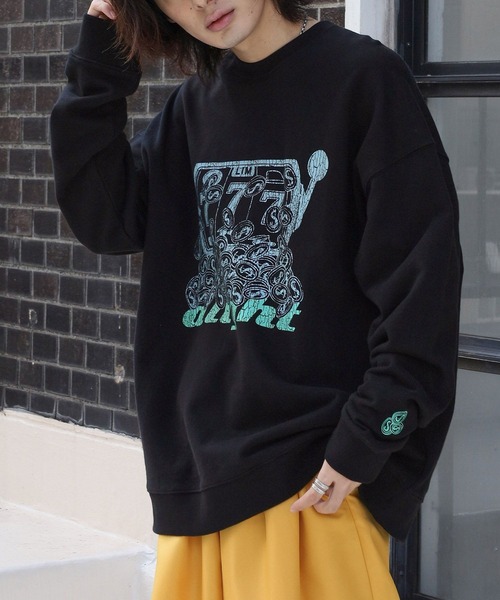 PBLIM（ページボーイリム）の「PAGEBOYLIM/スロットマシンスウェット（スウェット・レディース・グレー/ブラック・MEDIUM/LARGE）」の4枚目の写真