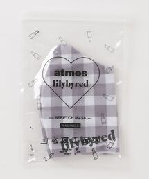 atmos | atmos pink × Lilybyred MASK (CHECK GRAY)(マスク)