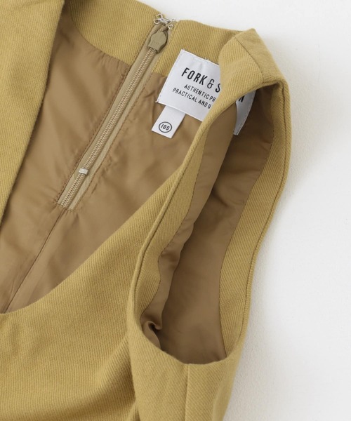 FORK&SPOON(フォークアンドスプーン)の「『親子リンク』FORK&SPOON TRジャンパースカート(KIDS)(ワンピース・キッズ・グレー系その他/ベージュ・105/120/135)」の17枚目の写真