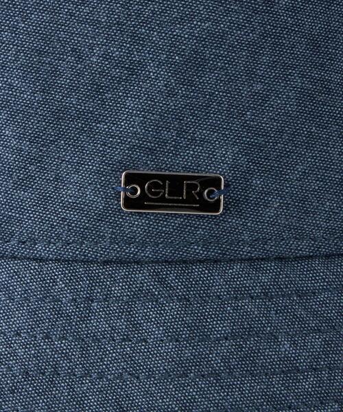 green label relaxing（グリーンレーベルリラクシング）の「シャンブレー HAT バケット ハット（ハット・メンズ・ダークグレー/ロイヤルブルー・FREE）」の7枚目の写真