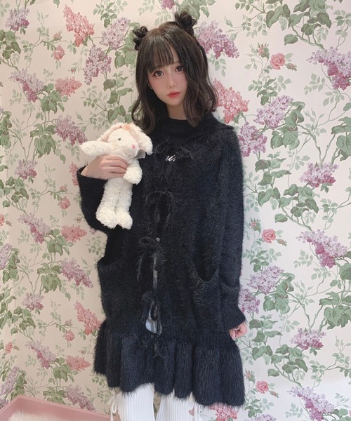 Swankiss(スワンキス)の「LC femi fur C/D(カーディガン/ボレロ・レディース・ホワイト/ブラック/レッド・FREE)」の2枚目の写真