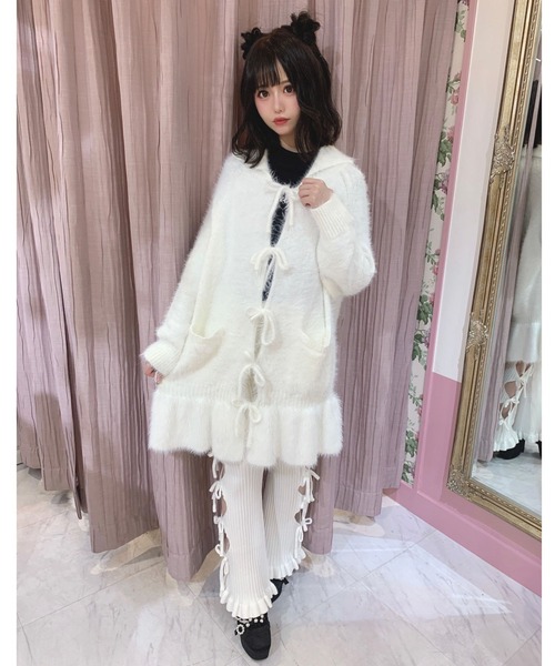 Swankiss(スワンキス)の「LC femi fur C/D(カーディガン/ボレロ・レディース・ホワイト/ブラック/レッド・FREE)」の7枚目の写真