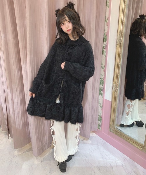 Swankiss(スワンキス)の「LC femi fur C/D(カーディガン/ボレロ・レディース・ホワイト/ブラック/レッド・FREE)」の14枚目の写真