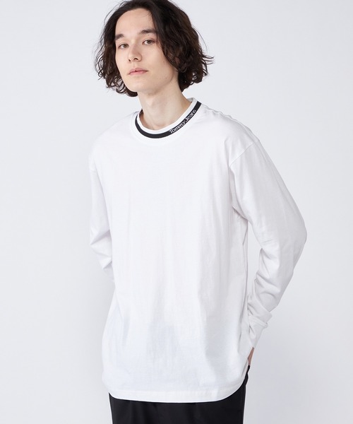 tommy jeans（トミー ジーンズ）の「【オンライン限定】ネックロゴロングスリーブTシャツ（Tシャツ/カットソー・メンズ・ホワイト/ブラック・LARGE/MEDIUM/SMALL/X-LARGE）」の18枚目の写真