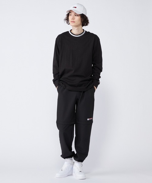 tommy jeans（トミー ジーンズ）の「【オンライン限定】ネックロゴロングスリーブTシャツ（Tシャツ/カットソー・メンズ・ホワイト/ブラック・LARGE/MEDIUM/SMALL/X-LARGE）」の10枚目の写真