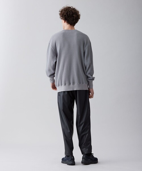 UNFILO(アンフィーロ)の「イージーケア ワッフル ヘンリーネック(Tシャツ/カットソー・メンズ・ライトグレー系/ブラック系・X-LARGE/LARGE/MEDIUM/SMALL)」の5枚目の写真