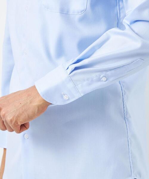 green label relaxing（グリーンレーベルリラクシング）の「コットンフレンチツイル スタンダード ワイドカラー ドレスシャツ -イージーアイロン-（シャツ/ブラウス・メンズ・ライトブルー/ホワイト・42cm/37cm/41cm/39cm/43cm/40cm/38cm）」の19枚目の写真