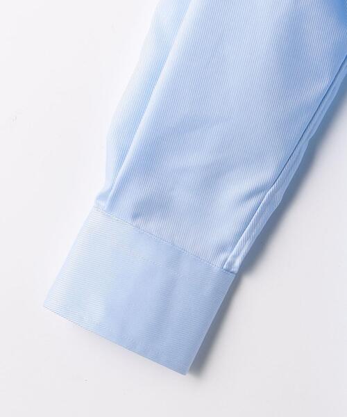 green label relaxing（グリーンレーベルリラクシング）の「コットンフレンチツイル スタンダード ワイドカラー ドレスシャツ -イージーアイロン-（シャツ/ブラウス・メンズ・ライトブルー/ホワイト・42cm/37cm/41cm/39cm/43cm/40cm/38cm）」の20枚目の写真