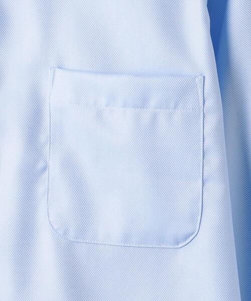 green label relaxing（グリーンレーベルリラクシング）の「コットンフレンチツイル スタンダード ワイドカラー ドレスシャツ -イージーアイロン-（シャツ/ブラウス・メンズ・ライトブルー/ホワイト・42cm/37cm/41cm/39cm/43cm/40cm/38cm）」の7枚目の写真