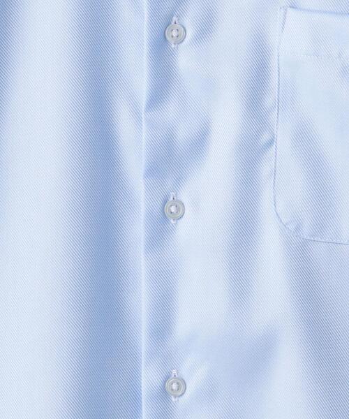green label relaxing（グリーンレーベルリラクシング）の「コットンフレンチツイル スタンダード ワイドカラー ドレスシャツ -イージーアイロン-（シャツ/ブラウス・メンズ・ライトブルー/ホワイト・42cm/37cm/41cm/39cm/43cm/40cm/38cm）」の18枚目の写真