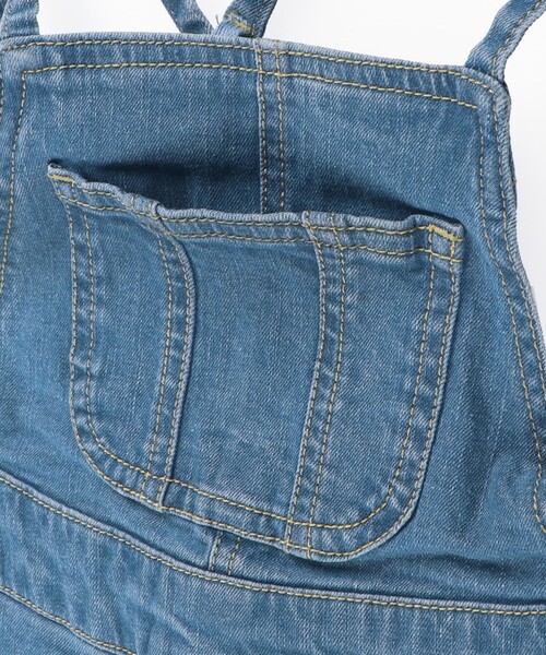 BRANSHES(ブランシェス)の「【こだわりDENIM】サロペット(サロペット/オーバーオール・キッズ・ブルー・120/140/130/110/150)」の11枚目の写真