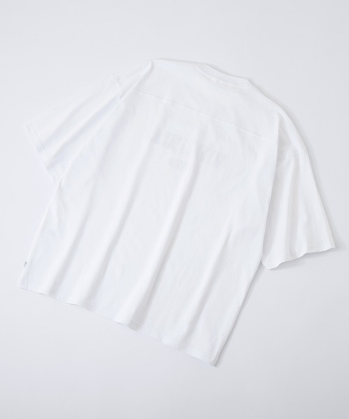 DISCUS ATHLETIC（ディスカス　アスレチック）の「DISCUS ATHLETIC/ディスカス アスレチック ヴィンテージライクデザイン オーバーサイズフットボール半袖Tシャツ（Tシャツ/カットソー・メンズ・スミクロ/イエロー/ホワイト/オートミール/ブラック/グリーン・M/L）」の17枚目の写真