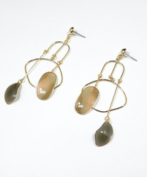 The Rule ザルール : See saw pieced earring : シーソー ピアス