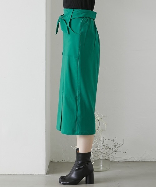 nissen（ニッセン）の「やわらかストレッチ素材　動けるタイトスカート（ベルト取り外し可）（スカート・レディース・ピンク/ブラウン/ブラック/ブルー/グリーン/ライトベージュ/ネイビー・LL/L/M）」の20枚目の写真