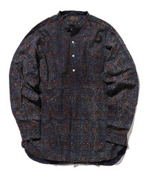 BEAMS PLUS | BEAMS PLUS / アジュラック プリント バンドカラー プルオーバー シャツ(シャツ/ブラウス)