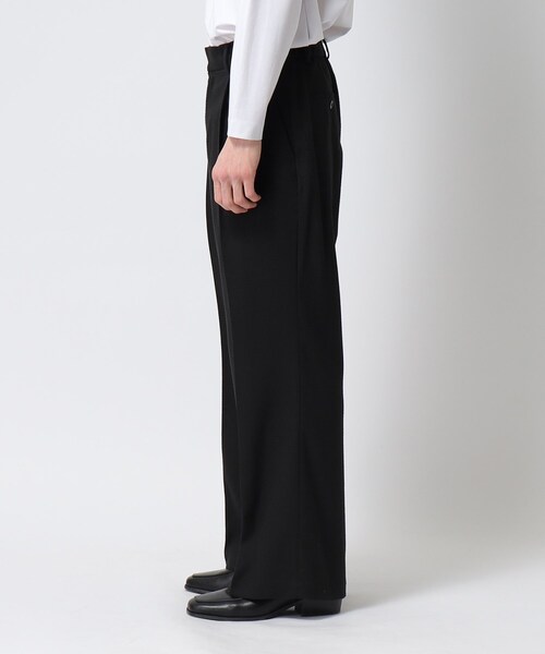 tk.TAKEO KIKUCHI（ティーケータケオキクチ）の「◆スプリングツイードワイドフレアパンツ（その他パンツ・メンズ・ブラック系6/ネイビー系5・01/02/03）」の5枚目の写真