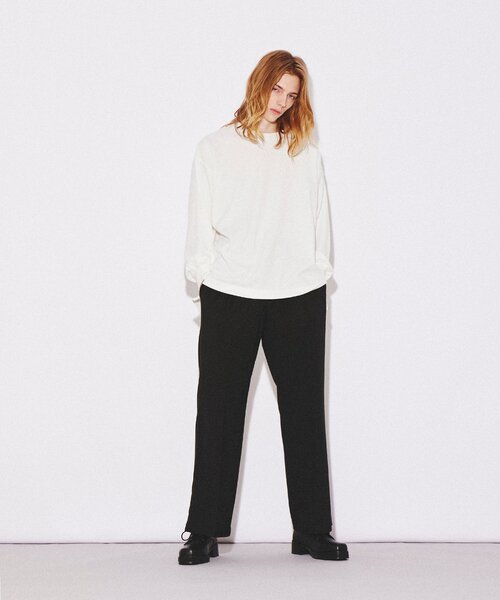 tk.TAKEO KIKUCHI（ティーケータケオキクチ）の「◆スプリングツイードワイドフレアパンツ（その他パンツ・メンズ・ブラック系6/ネイビー系5・01/02/03）」の13枚目の写真