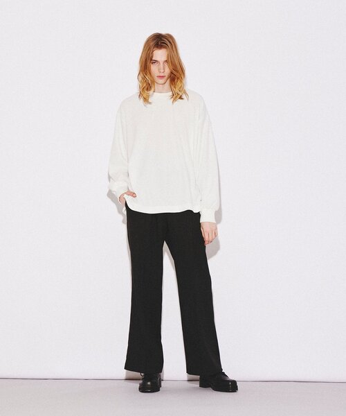 tk.TAKEO KIKUCHI（ティーケータケオキクチ）の「◆スプリングツイードワイドフレアパンツ（その他パンツ・メンズ・ブラック系6/ネイビー系5・01/02/03）」の15枚目の写真