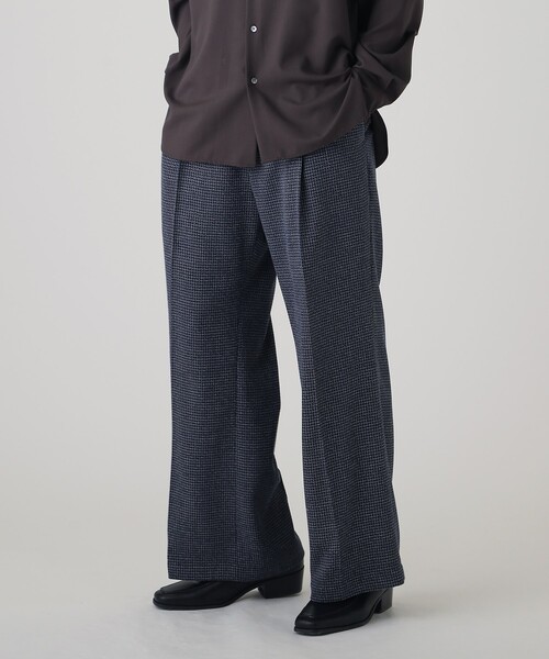 tk.TAKEO KIKUCHI（ティーケータケオキクチ）の「◆スプリングツイードワイドフレアパンツ（その他パンツ・メンズ・ブラック系6/ネイビー系5・01/02/03）」の19枚目の写真