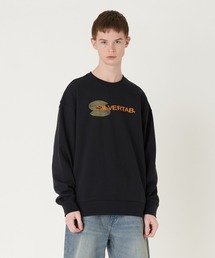 Levi's/リーバイス SILVERTAB(TM) リラックス クルーネックスウェットシャツ ブラック CAVIAR