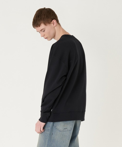 Levi's（リーバイス）の「Levi's/リーバイス SILVERTAB(TM) リラックス クルーネックスウェットシャツ ブラック CAVIAR（スウェット・メンズ・ブラック・L/M/S/XL）」の2枚目の写真