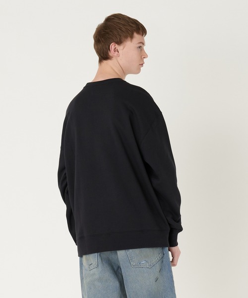 Levi's（リーバイス）の「Levi's/リーバイス SILVERTAB(TM) リラックス クルーネックスウェットシャツ ブラック CAVIAR（スウェット・メンズ・ブラック・L/M/S/XL）」の3枚目の写真