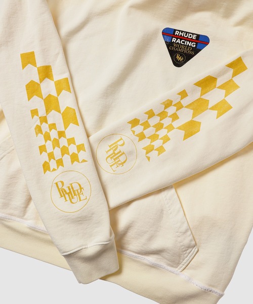 RHUDE（ルード）の「RHUDE LIVERY HOODIE（パーカー・メンズ・ホワイト系その他2・M/L/XL）」の4枚目の写真