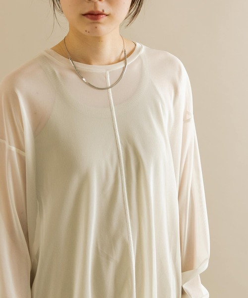 SMELLY(スメリー)の「フラットチェーンスライドネックレス(ネックレス・レディース・シルバー・-)」の9枚目の写真