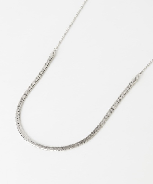 SMELLY(スメリー)の「フラットチェーンスライドネックレス(ネックレス・レディース・シルバー・-)」の10枚目の写真