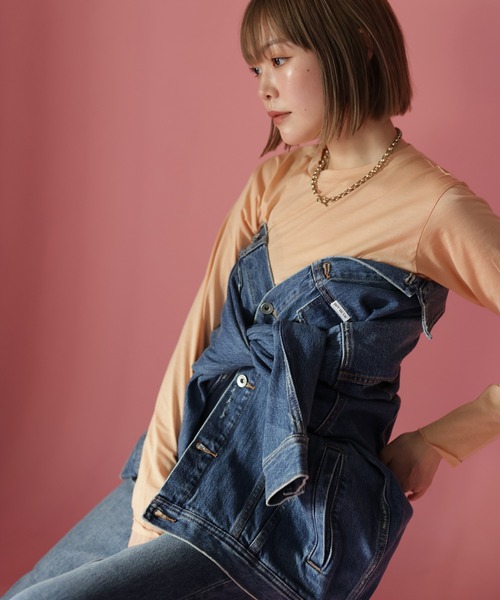 HERENCIA（ヘレンチア）の「【BIT BLUE】ビックトラッカー（デニムジャケット・レディース・ブルー系その他・SMALL/MEDIUM）」の6枚目の写真