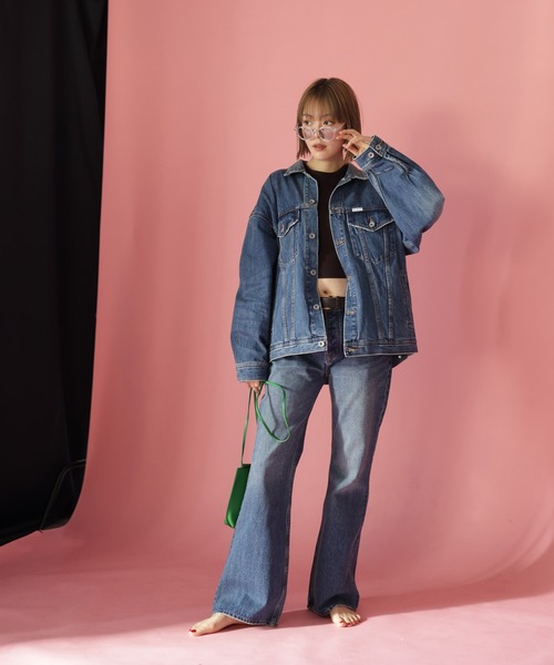 HERENCIA（ヘレンチア）の「【BIT BLUE】ビックトラッカー（デニムジャケット・レディース・ブルー系その他・SMALL/MEDIUM）」の11枚目の写真