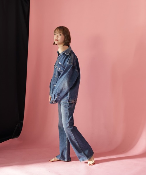 HERENCIA（ヘレンチア）の「【BIT BLUE】ビックトラッカー（デニムジャケット・レディース・ブルー系その他・SMALL/MEDIUM）」の21枚目の写真