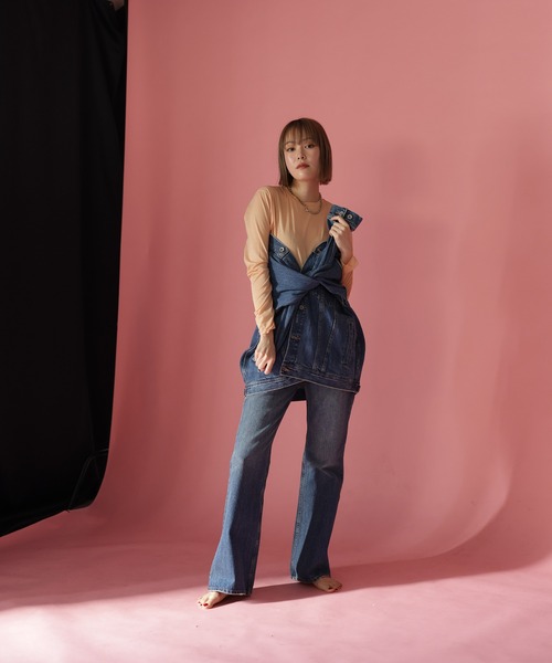 HERENCIA（ヘレンチア）の「【BIT BLUE】ビックトラッカー（デニムジャケット・レディース・ブルー系その他・SMALL/MEDIUM）」の22枚目の写真