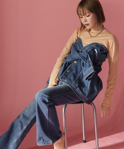 HERENCIA（ヘレンチア）の「【BIT BLUE】ビックトラッカー（デニムジャケット・レディース・ブルー系その他・SMALL/MEDIUM）」の16枚目の写真