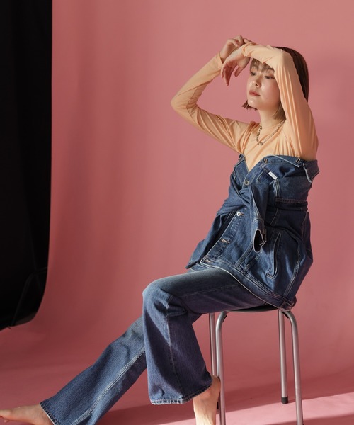 HERENCIA（ヘレンチア）の「【BIT BLUE】ビックトラッカー（デニムジャケット・レディース・ブルー系その他・SMALL/MEDIUM）」の19枚目の写真