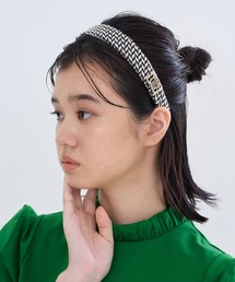 LANVIN en Bleu | ツイードカチューシャ(カチューシャ)