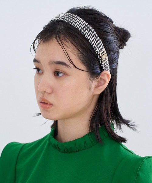 LANVIN en Bleu（ランバンオンブルー）の「ツイードカチューシャ 